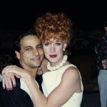 Russell Bobbitt and Elizabeth Perkins on the set of "The Flintstones"