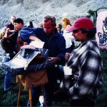 Russell Bobbitt with Special Effects Supervisor Erik Rylander on "The Flinstones"