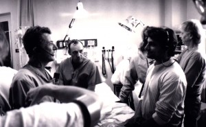 On the set of "Outbreak"